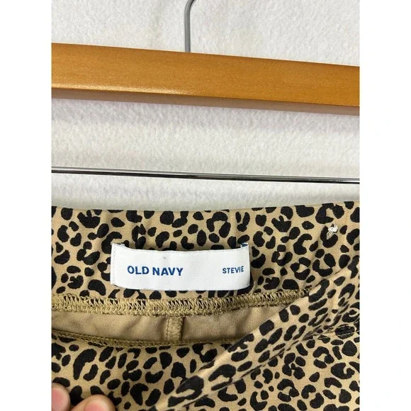 Old Navy Stevie Leopard Print Leggings Pants Women's Size‎ L - Picture 3 of 9
